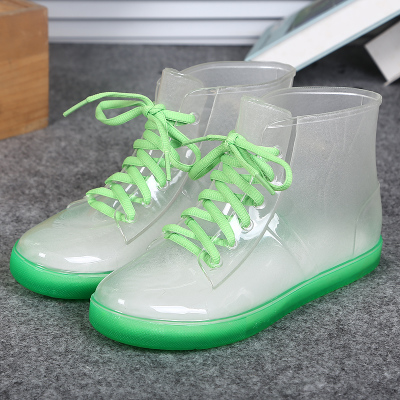 Candy Color Transparent Rain Boots