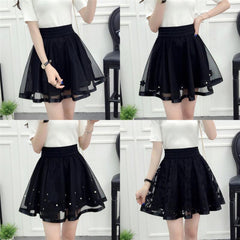 Black Tall Waist Tutu Skirt