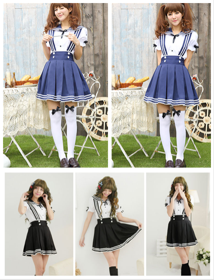 Jfashion Sailor Straps Outfit