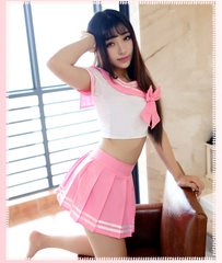 Japanese cute sailor role-playing uniform suits