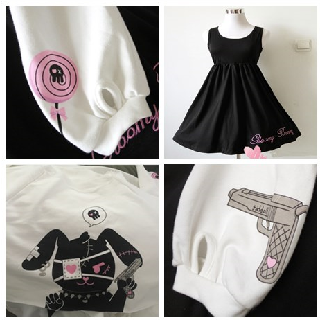 Cute Kawaii Bunny Two-Piece Dress