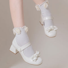 Kawaii Lolita Bow Shoes