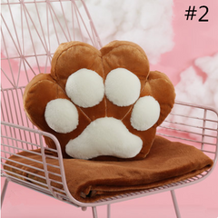 Cat Paw Pillow + Blanket