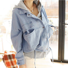 Cute fashion hooded fleece cowboy two-piece outfit