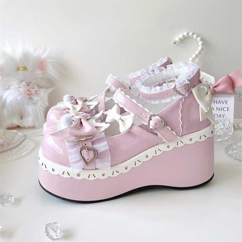 Kawaii Cat Bow Shoes