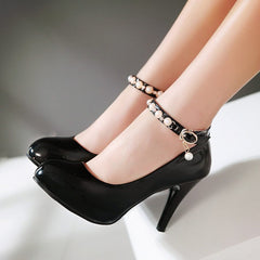 Bead High Heels Shoes