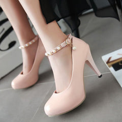 Bead High Heels Shoes