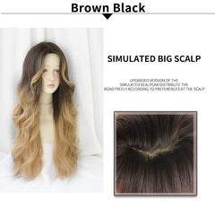 Blonde Long Straight Wave Omber Cosplay Wig