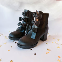 Bow Ankle Boots