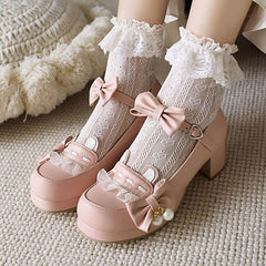 Bow Bear Lolita Shoes