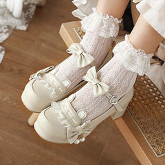 Bow Bear Lolita Shoes