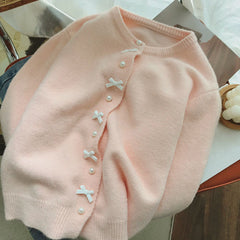 Bow Cardigan Sweater