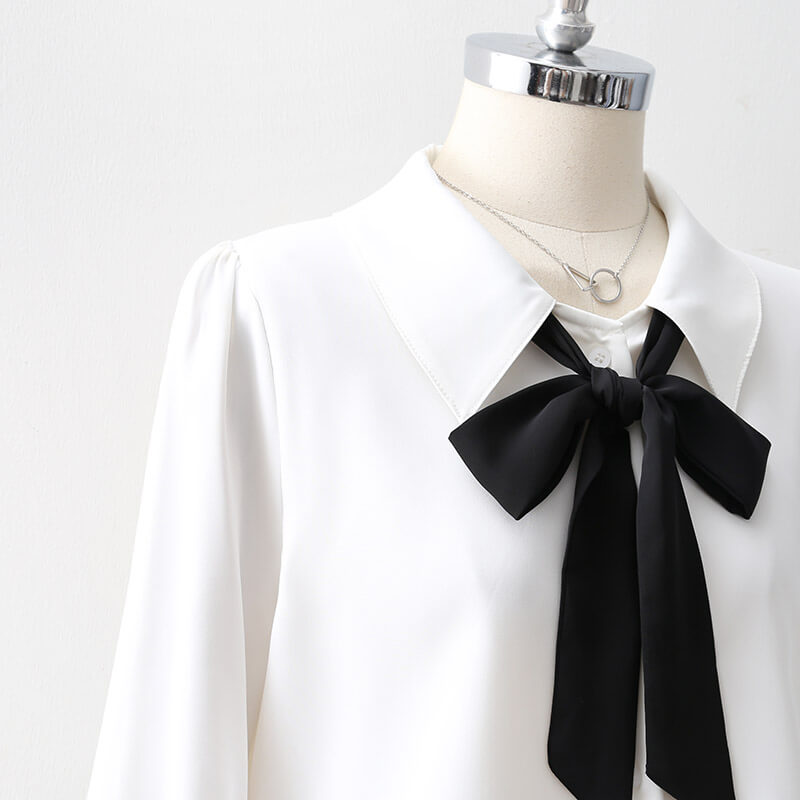 Bow Chiffon Shirt