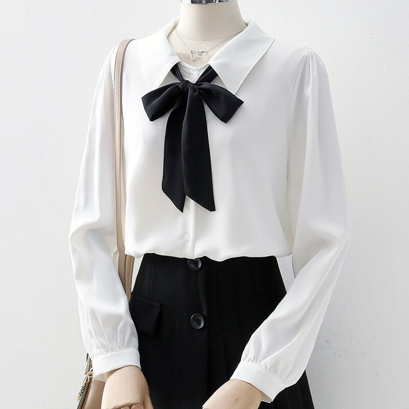 Bow Chiffon Shirt