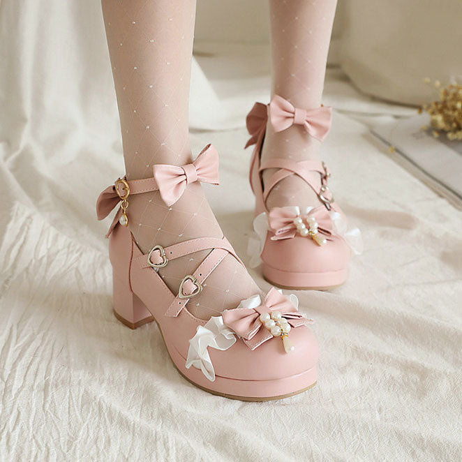 Bow Heels Shoes