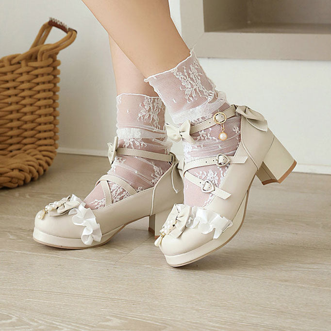 Bow Heels Shoes