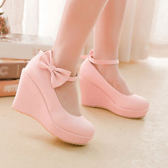 Bow High Heel Shoes