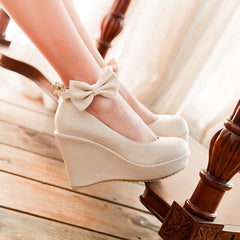 Bow High Heel Shoes