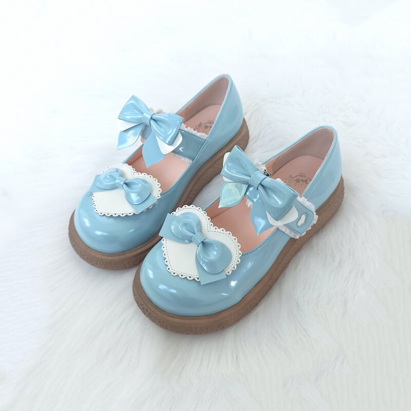 Bow Lolita Flat Shoes