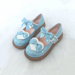 Bow Lolita Flat Shoes