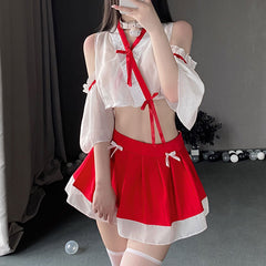 Bow Pajama Uniform Set