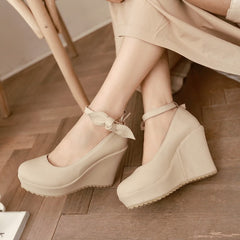 Bow Platform Shoes