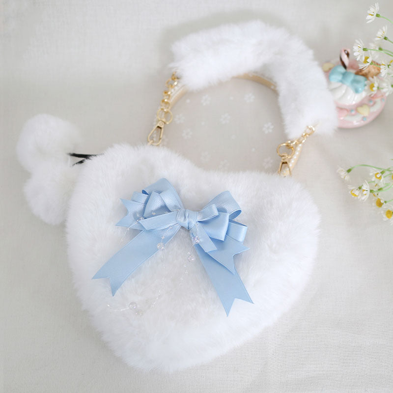 Bow Plush Love Bag