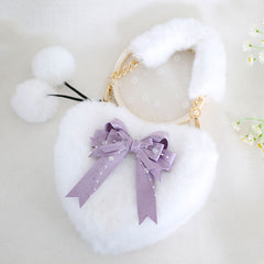 Bow Plush Love Bag