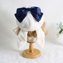 Bow Rabbit Ear Warm Hat