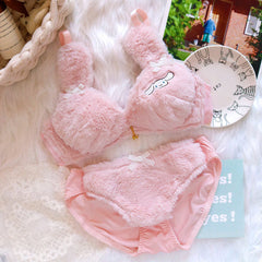 Bow Rabbit Plush Lingerie