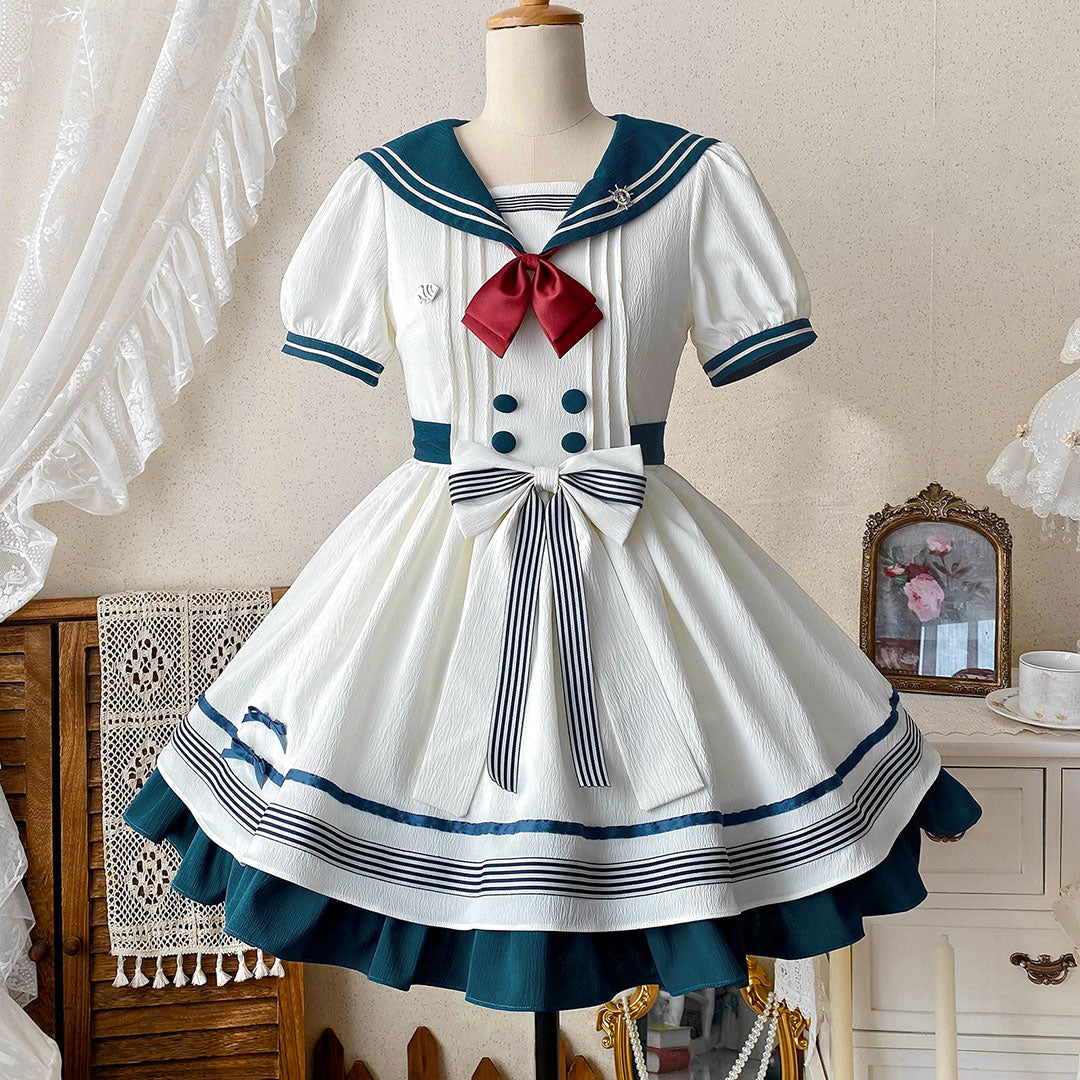 Bow Sailor Dress