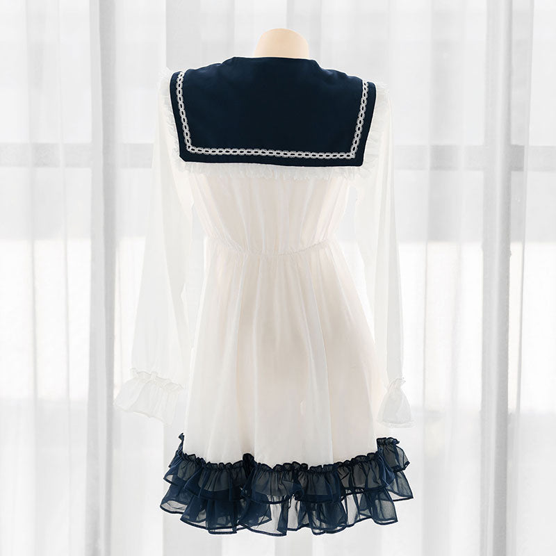 Bow White Dress