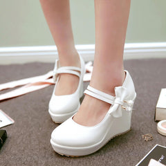 Bowknot Platform Shoes