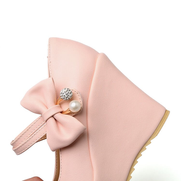 Bowknot Platform Shoes