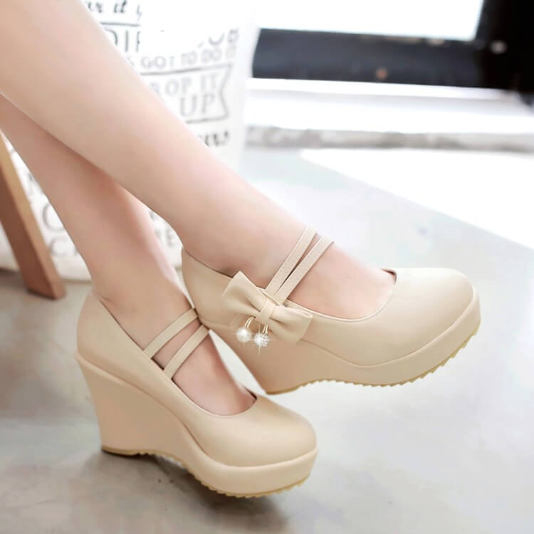 Bowknot Platform Shoes