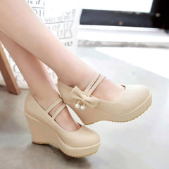 Bowknot Platform Shoes