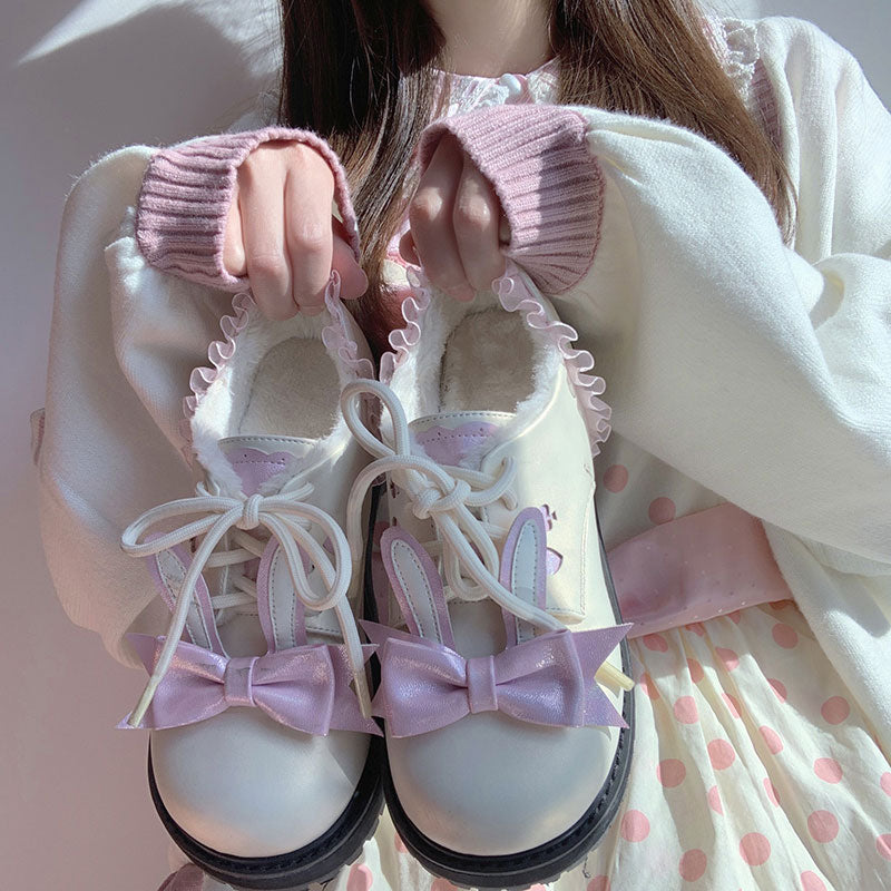 Bunny Bow Lolita Shoes