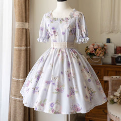 Butterfly Flower Elegant Dress