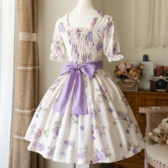 Butterfly Flower Elegant Dress