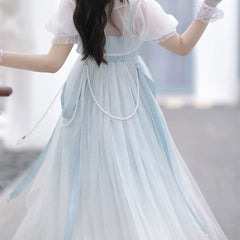 Butterfly Lace Hanfu Dress Set