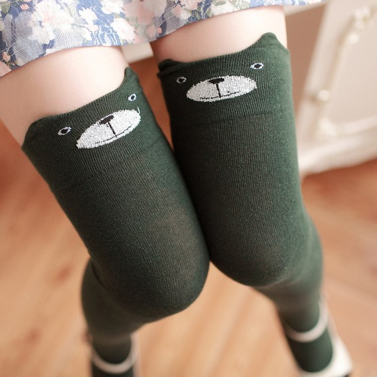 Japanese cute cartoon bear stockings