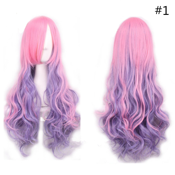 Cos Gradient Curly Wig