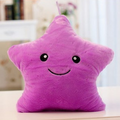 Cute colorful luminous hold pillow