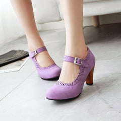 Candy Chunky Heels Shoes