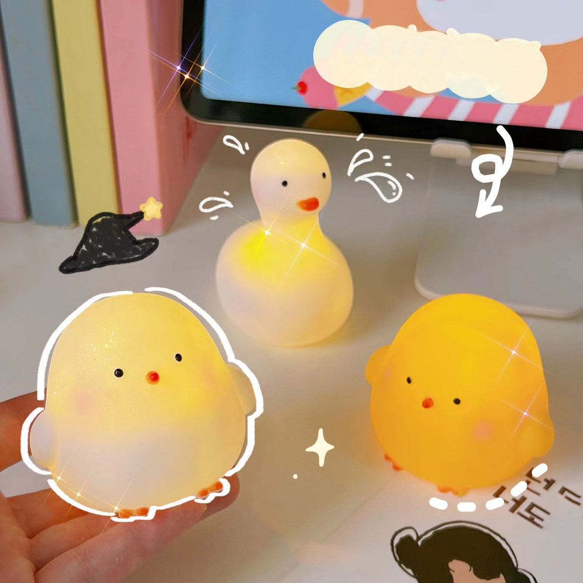 Cartoon Chicken Duck Night Light