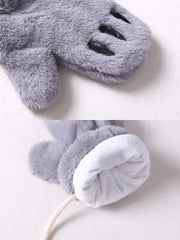 Cartoon Koala Plush Gloves