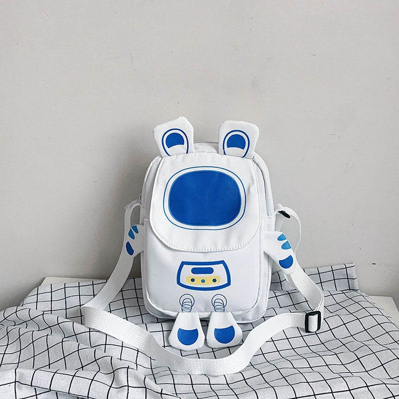 Cartoon Robot Shoulder Bag