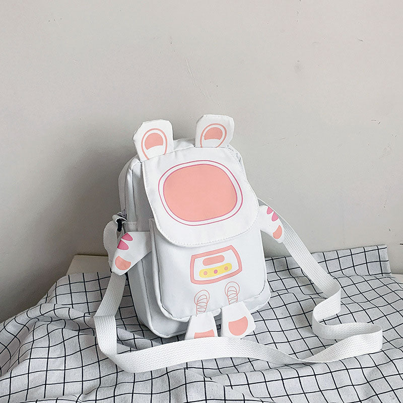 Cartoon Robot Shoulder Bag