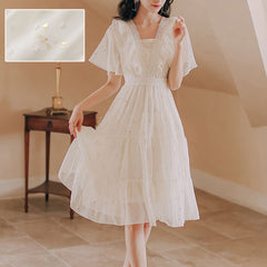 Cute Cat Chiffon Dress