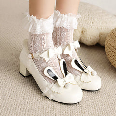 Bow Bunny Ear Shoes